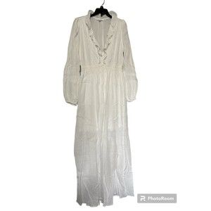 Aeom Maxi‎ Dress white size Small